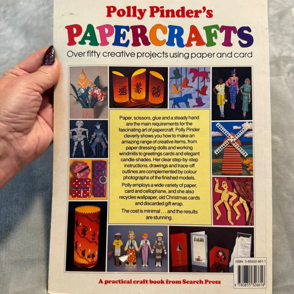 Polly Pinder's Papercrafts Vintage‎ 1994 Paper Craft Book